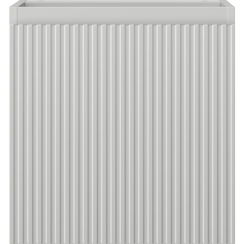 Mexen Rivel koupelnová skříňka pod umyvadlo 45 cm, 1 dveře, drážkovaná, šedá matná - 91A21-04547-1-BF62