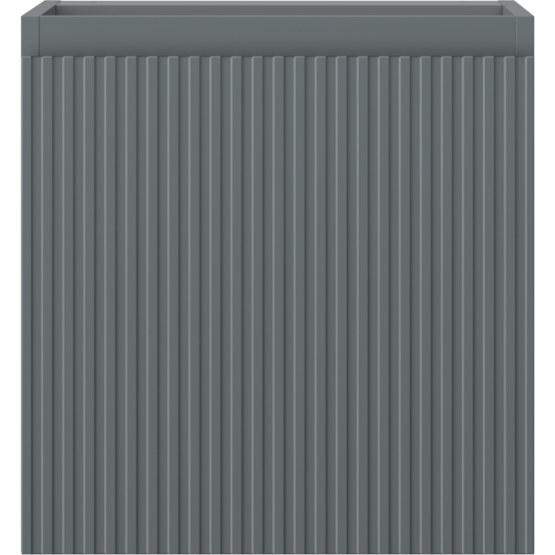 Mexen Rivel koupelnová skříňka pod umyvadlo 45 cm, 1 dveře, drážkovaná, grafit mat - 91A21-04547-1-BF66