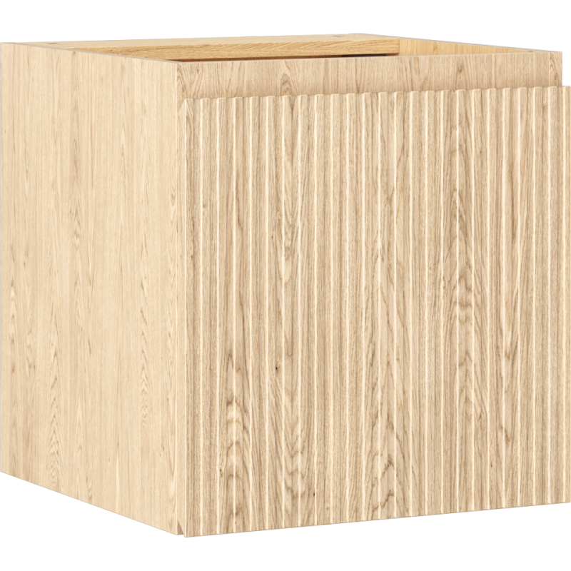 Mexen Rivel koupelnová skříňka pod umyvadlo 45 cm, 1 dveře, drážkované, dub - 91A21-04547-1-BF81