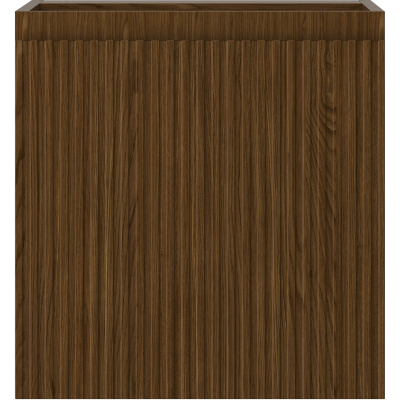 Mexen Rivel koupelnová skříňka pod umyvadlo 45 cm, 1 dveře, drážkovaná, ořech - 91A21-04547-1-BF86