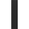 Mexen Rivel koupelnový sloupek 35 cm, 1 dveře, drážkovaný, černý mat - 91A21-03016-1-BF71