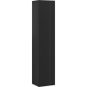 Mexen Rivel koupelnový sloupek 35 cm, 1 dveře, drážkovaný, černý mat - 91A21-03016-1-BF71