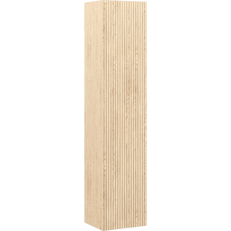 Mexen Rivel koupelnová sloupek 35 cm, 1 dveře, drážkovaný, dub - 91A21-03016-1-BF81