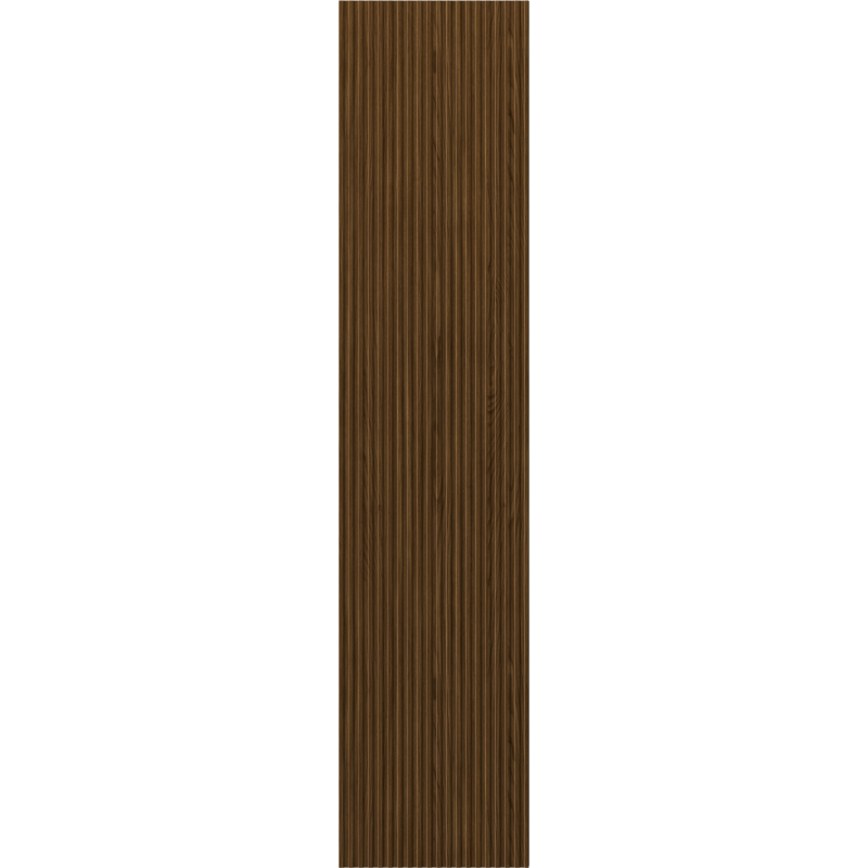 Mexen Rivel koupelnový sloupek 35 cm, 1 dveře, drážkovaný, ořech - 91A21-03016-1-BF86