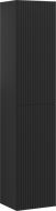 Mexen Rivel sloupek koupelnový 35 cm, 2 dveře, rýhovaný, černý mat - 91A21-03016-2-BF71