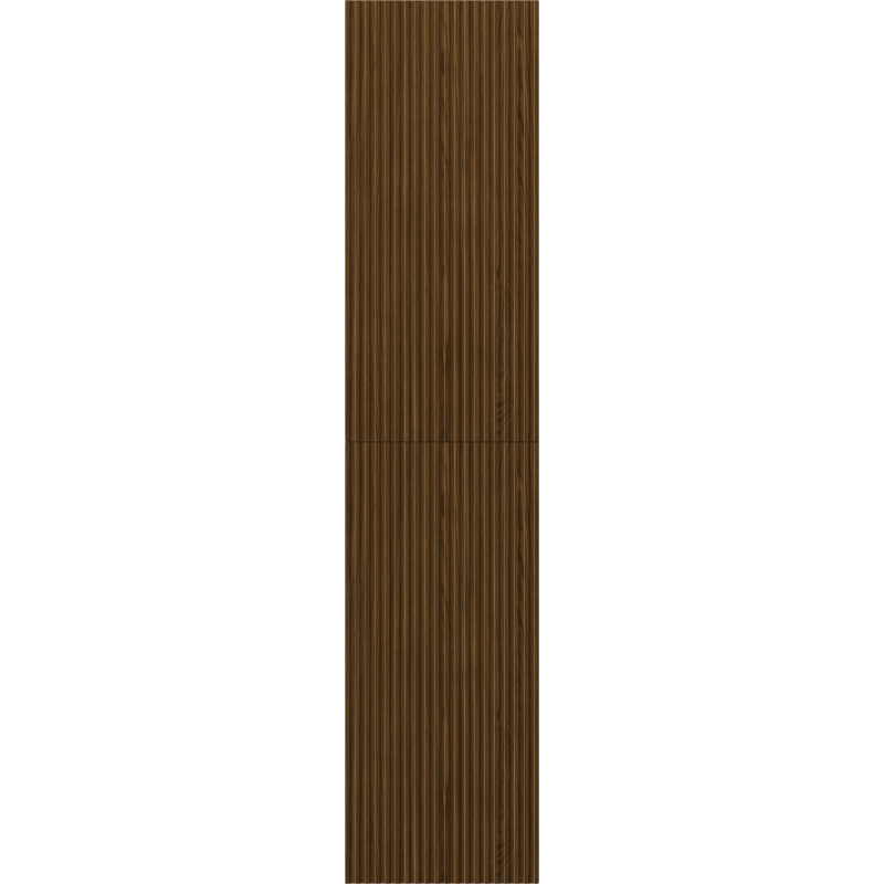 Mexen Rivel koupelnová skříňka 35 cm, 2 dveře, rýhovaná, ořech - 91A21-03016-2-BF86