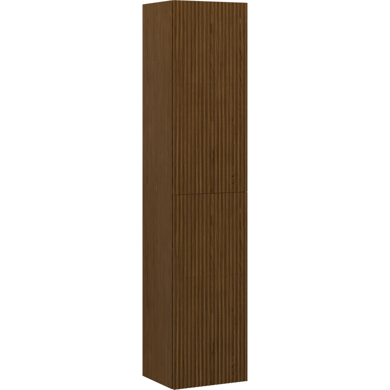 Mexen Rivel koupelnová skříňka 35 cm, 2 dveře, rýhovaná, ořech - 91A21-03016-2-BF86