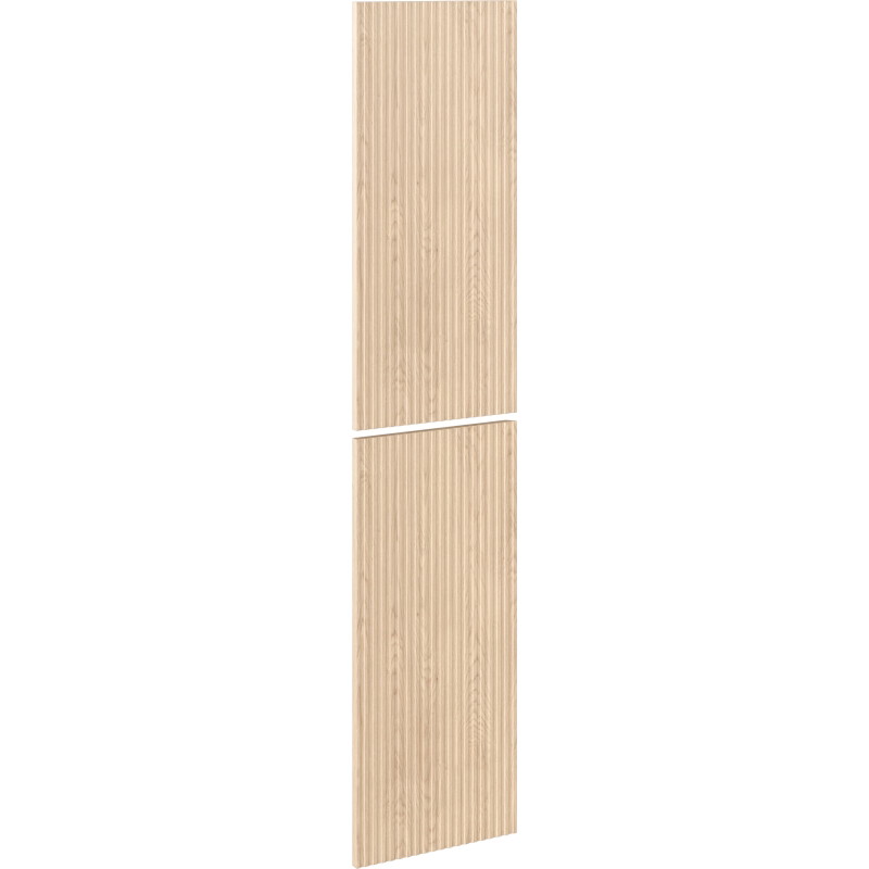 Mexen Rivel přední strana ryhovaná k tělu koupelnové skříňky 35 x 80 cm (2 ks), dub - 91A21-1600-300-2-81