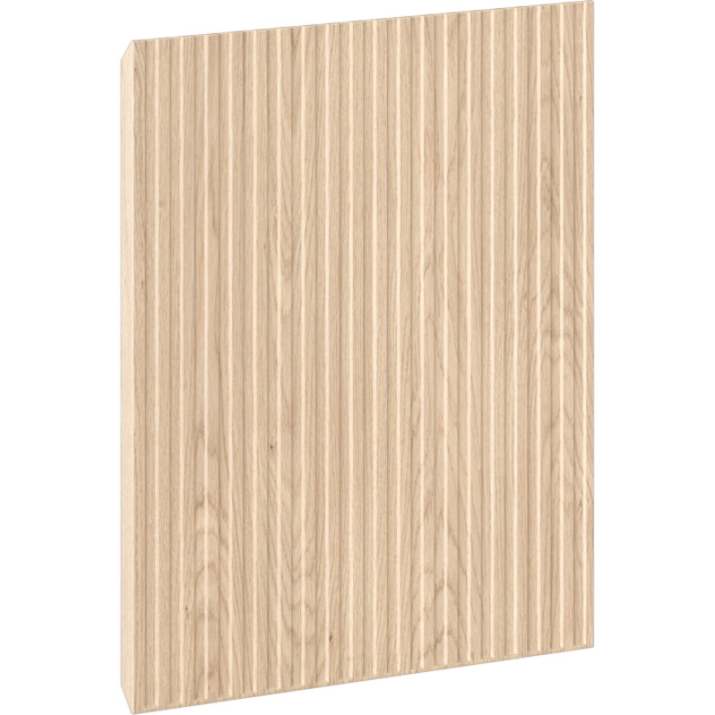 Mexen Rivel čelo rýhované pro korpus koupelnové skříňky 45 x 43,5 cm, dub - 91A21-0450-470-1-81