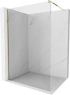 Mexen Kioto sprchová stěna Walk-in 100 x 200 cm, transparentní 8 mm, zlatá - 800-100-101-50-00