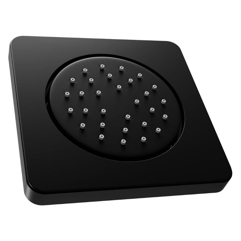 Mexen boční sprchová tryska pod omítku, černá - 79366-70