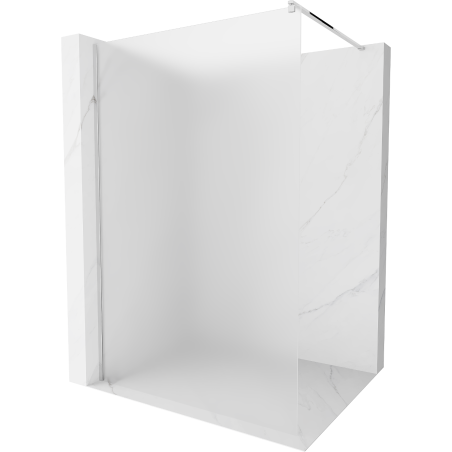 Mexen Kioto sprchová stěna Walk-in 90 x 200 cm, matné sklo 8 mm, chrom - 800-090-101-01-30