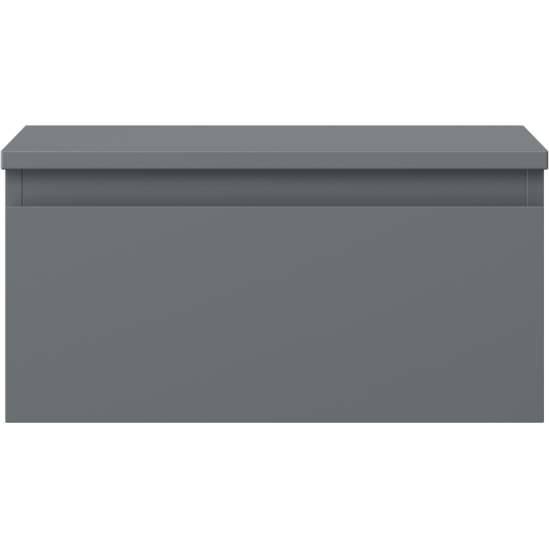 Mexen Orio koupelnová skříňka pod umyvadlo 50 cm s deskou, 1 zásuvka, grafitová matná - 91A10-05023-1-BFC66