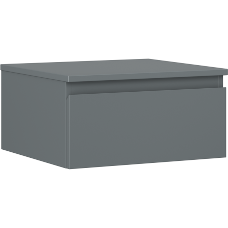 Mexen Orio koupelnová skříňka pod umyvadlo 50 cm s deskou, 1 zásuvka, grafitová matná - 91A10-05023-1-BFC66