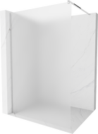 Mexen Kioto sprchová stěna Walk-in 110 x 200 cm, mrazivý 8 mm, chrom - 800-110-101-01-30