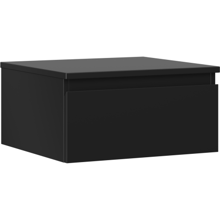 Mexen Orio koupelnová skříňka pod umyvadlo 50 cm s deskou, 1 zásuvka, černá matná - 91A10-05023-1-BFC71