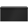 Mexen Orio koupelnová skříňka pod umyvadlo 50 cm s deskou, 1 zásuvka, černá matná - 91A10-05023-1-BFC71