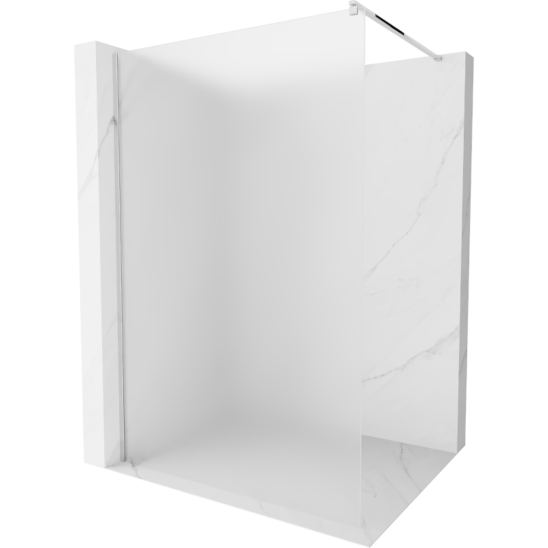 Mexen Kioto sprchová zástěna Walk-in 120 x 200 cm, mat 8 mm, chrom - 800-120-101-01-30