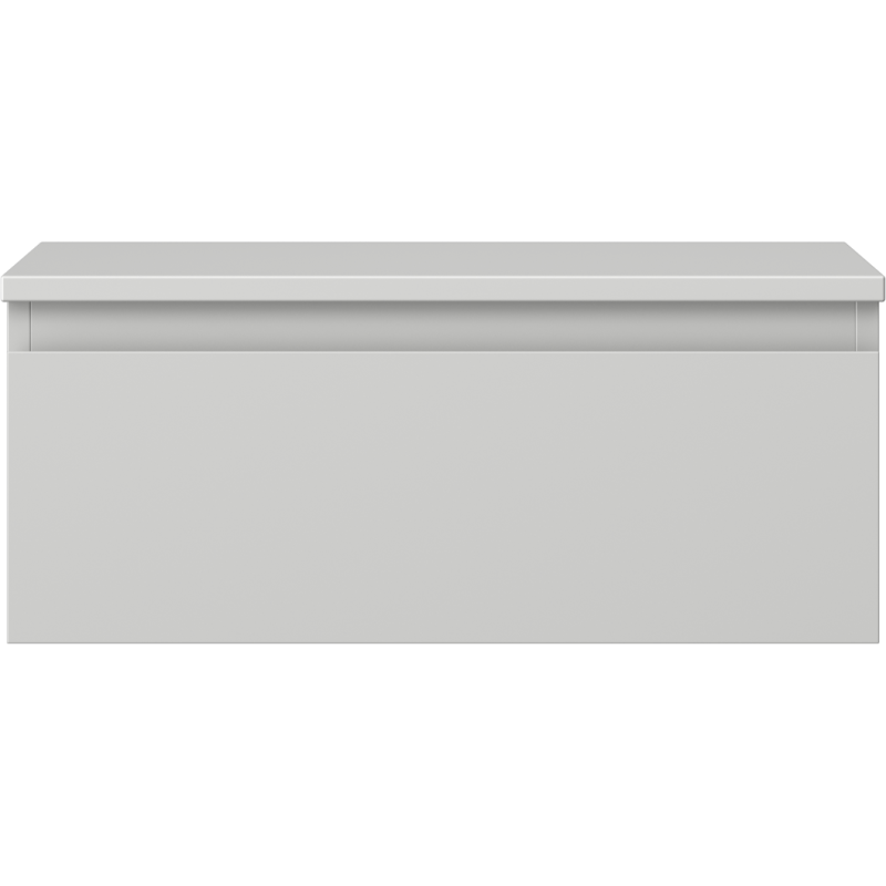 Mexen Orio koupelnová skříňka pod umyvadlo 60 cm s deskou, 1 zásuvka, šedá matná - 91A10-06023-1-BFC62