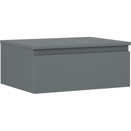 Mexen Orio koupelnová skříňka pod umyvadlo 60 cm s deskou, 1 zásuvka, grafit mat - 91A10-06023-1-BFC66