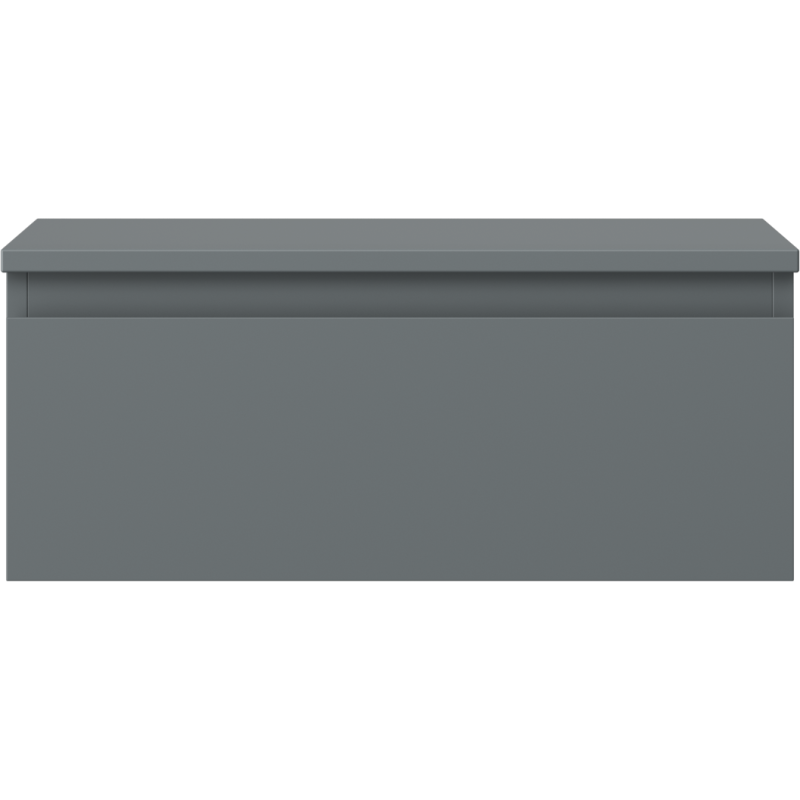 Mexen Orio koupelnová skříňka pod umyvadlo 60 cm s deskou, 1 zásuvka, grafit mat - 91A10-06023-1-BFC66