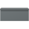 Mexen Orio koupelnová skříňka pod umyvadlo 60 cm s deskou, 1 zásuvka, grafit mat - 91A10-06023-1-BFC66