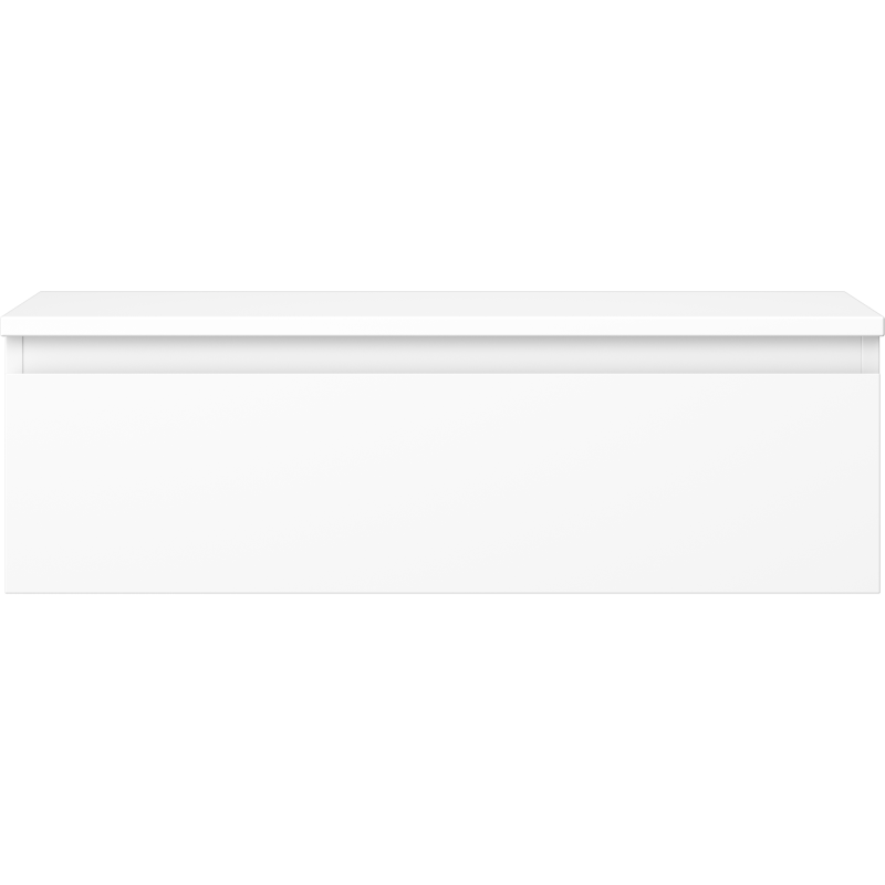 Mexen Orio koupelnová skříňka pod umyvadlo 80 cm s deskou, 1 zásuvka, bílá matná - 91A10-08023-1-BFC01