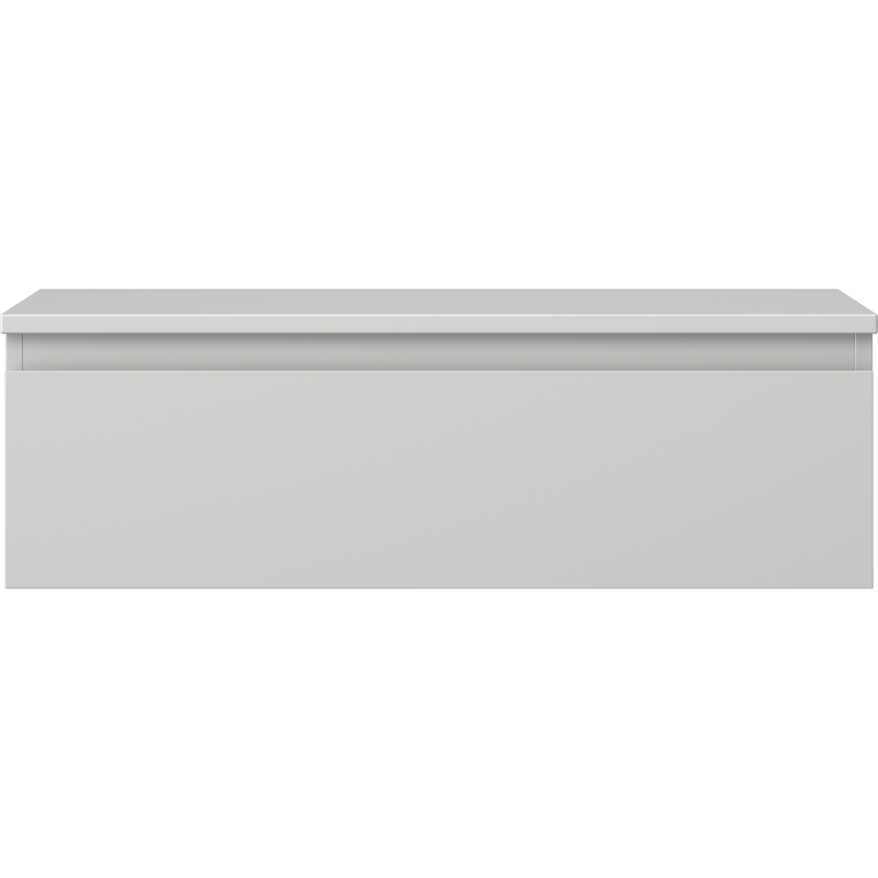 Mexen Orio koupelnová skříňka pod umyvadlo 80 cm s deskou, 1 zásuvka, šedý mat - 91A10-08023-1-BFC62