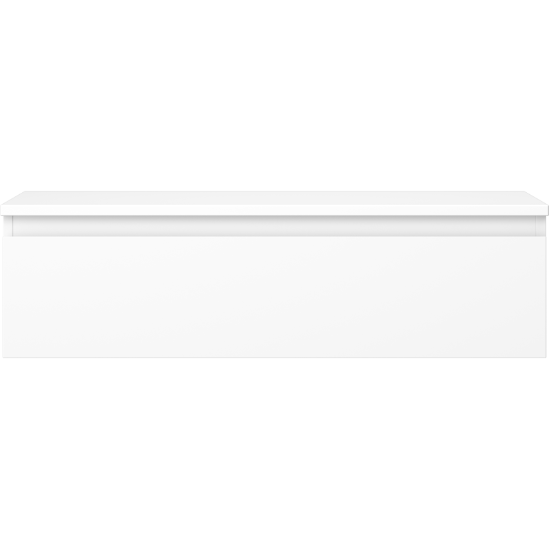 Mexen Orio koupelnová skříňka pod umyvadlo 90 cm s deskou, 1 zásuvka, bílá mat - 91A10-09023-1-BFC01