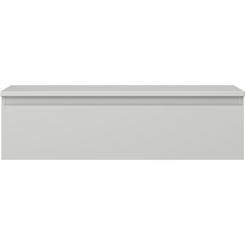 Mexen Orio koupelnová skříňka pod umyvadlo 90 cm s deskou, 1 zásuvka, šedý mat - 91A10-09023-1-BFC62