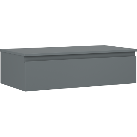 Mexen Orio koupelnová skříňka pod umyvadlo 90 cm s deskou, 1 zásuvka, grafit mat - 91A10-09023-1-BFC66