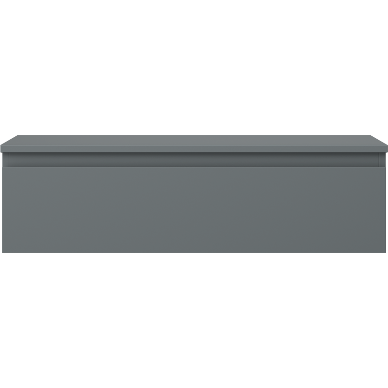 Mexen Orio koupelnová skříňka pod umyvadlo 90 cm s deskou, 1 zásuvka, grafit mat - 91A10-09023-1-BFC66