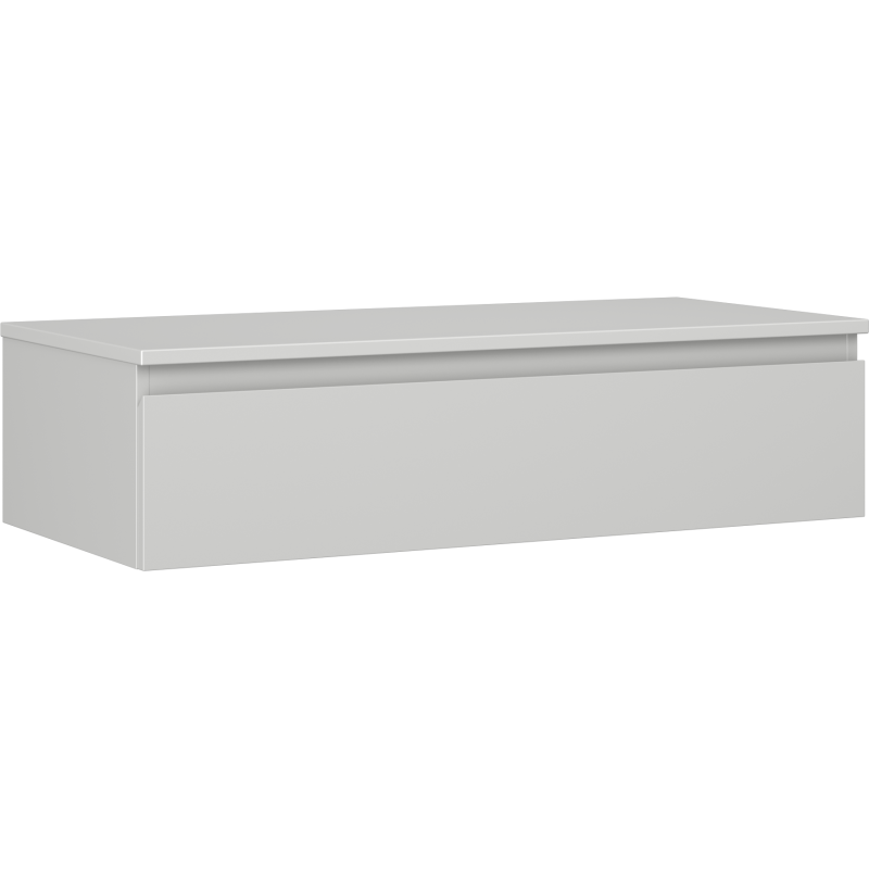 Mexen Orio koupelnová skříňka pod umyvadlo 100 cm s deskou, 1 zásuvkou, šedá mat - 91A10-10023-1-BFC62