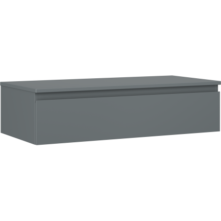 Mexen Orio koupelnová skříňka pod umyvadlo 100 cm s deskou, 1 zásuvka, grafit mat - 91A10-10023-1-BFC66