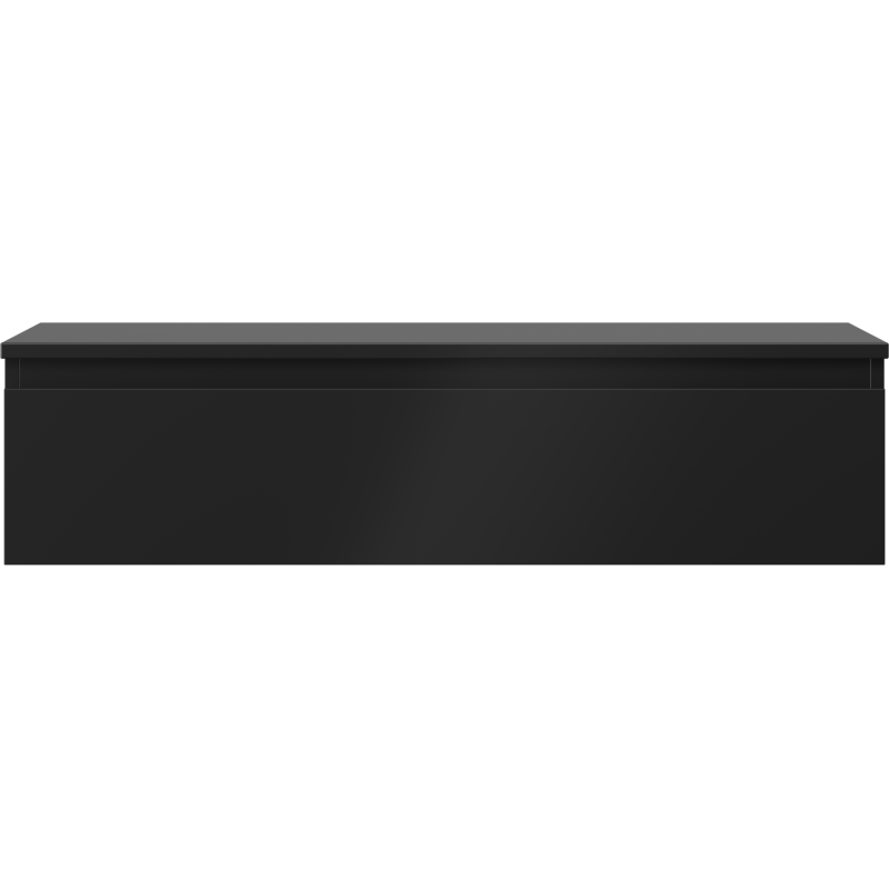 Mexen Orio koupelnová skříňka pod umyvadlo 100 cm s deskou, 1 zásuvka, černá matná - 91A10-10023-1-BFC71