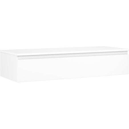 Mexen Orio koupelnová skříňka pod umyvadlo 120 cm s deskou, 1 zásuvka, bílý mat - 91A10-12023-1-BFC01