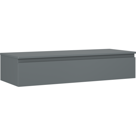 Mexen Orio koupelnová skříňka pod umyvadlo 120 cm s deskou, 1 zásuvka, matný grafit - 91A10-12023-1-BFC66