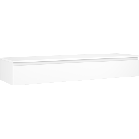 Mexen Orio koupelnová skříňka pod umyvadlo 160 cm s deskou, 1 zásuvka, bílá mat - 91A10-16023-1-BFC01