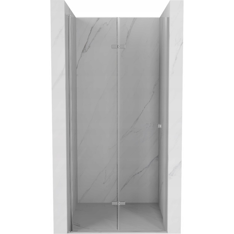 Mexen Lima skládací sprchové dveře 75 cm, Průhledné, Chromovaná - 856-075-000-01-00