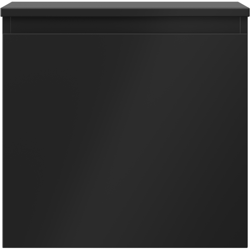 Mexen Orio koupelnová skříňka pod umyvadlo 50 cm s deskou, 1 zásuvka, černá mat - 91A10-05047-1-BFC71