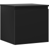 Mexen Orio koupelnová skříňka pod umyvadlo 50 cm s deskou, 1 zásuvka, černá mat - 91A10-05047-1-BFC71
