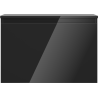Mexen Orio koupelnová skříňka pod umyvadlo 70 cm s deskou, 1 zásuvka, černý lesk - 91A10-07047-1-BFC70