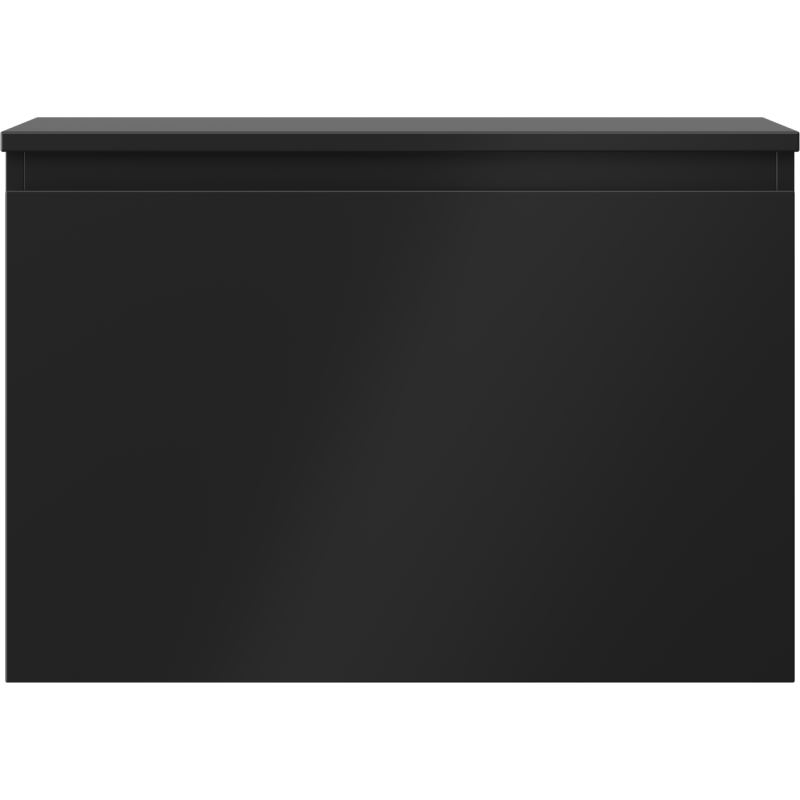 Mexen Orio koupelnová skříňka pod umyvadlo 70 cm s deskou, 1 zásuvka, černá mat - 91A10-07047-1-BFC71