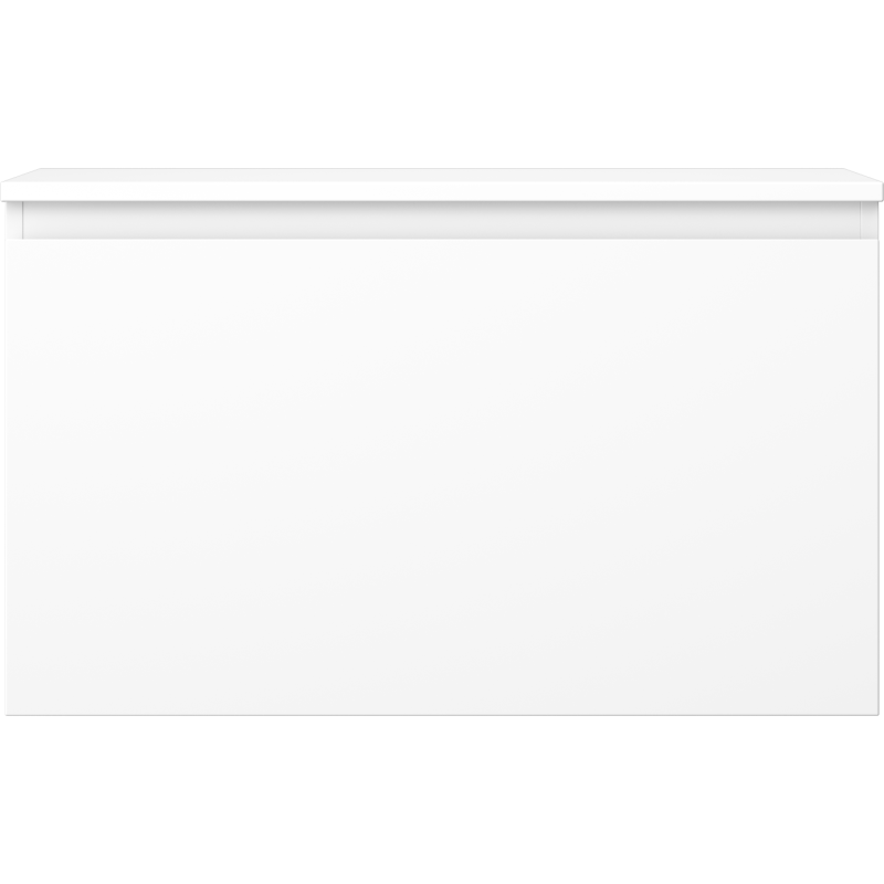 Mexen Orio koupelnová skříňka pod umyvadlo 80 cm s deskou, 1 zásuvka, bílý mat - 91A10-08047-1-BFC01