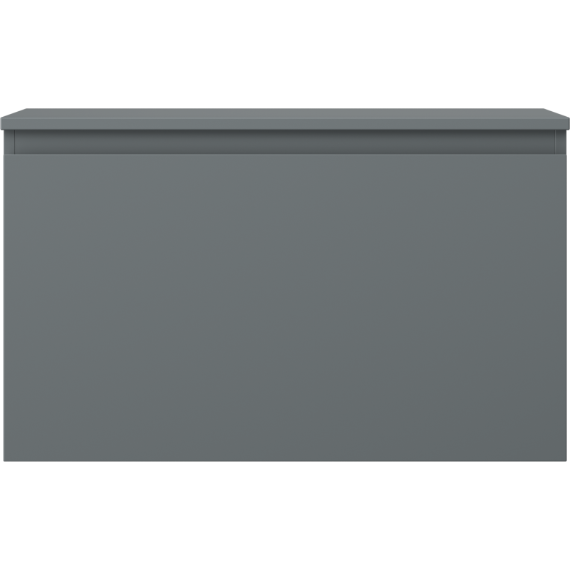 Mexen Orio koupelnová skříňka pod umyvadlo 80 cm s deskou, 1 zásuvka, matná grafitová - 91A10-08047-1-BFC66