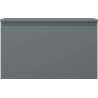 Mexen Orio koupelnová skříňka pod umyvadlo 80 cm s deskou, 1 zásuvka, matná grafitová - 91A10-08047-1-BFC66