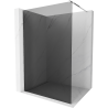 Mexen Kioto sprchová stěna Walk-in 90 x 200 cm, grafit 8 mm, chrom - 800-090-101-01-40