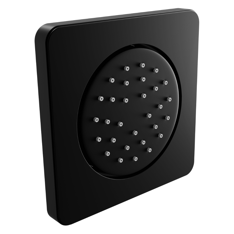 Mexen boční sprchová tryska pod omítku, černá - 79366-70