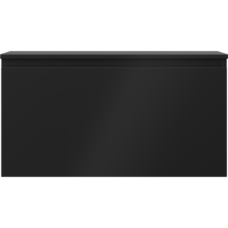 Mexen Orio koupelnová skříňka pod umyvadlo 90 cm s deskou, 1 zásuvka, černá matná - 91A10-09047-1-BFC71
