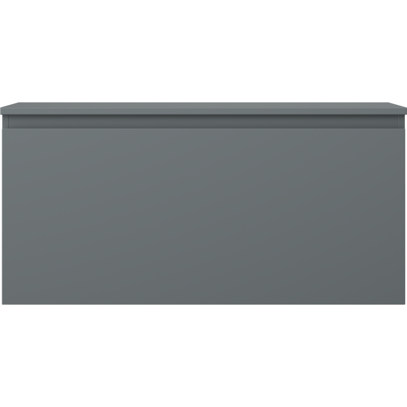 Mexen Orio koupelnová skříňka pod umyvadlo 100 cm s deskou, 1 zásuvka, matný grafit - 91A10-10047-1-BFC66